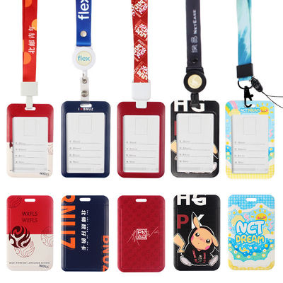Custom Exhibition Lanyard met Sublimatie Printing en Gepersonaliseerde Sleutelhanger