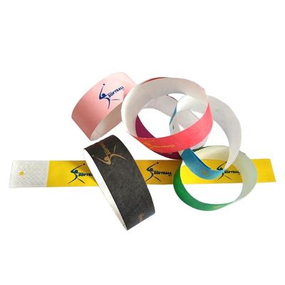 Geschenk Gebeurtenis Aanpassing Papier Armbanden Voor Evenementen Feest 250mm Lang Wegwerp Waterdicht