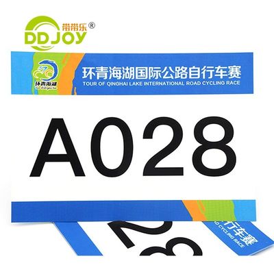 DDJOY Running Race Bibs Grote nummers en veiligheidspins inbegrepen voor marathonwedstrijden