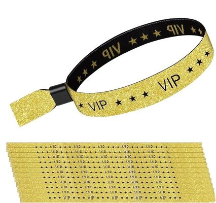 Persoonlijke grootte en logo RFID Polyester/Ribbon Armband voor concertfeest Festival Evenementen