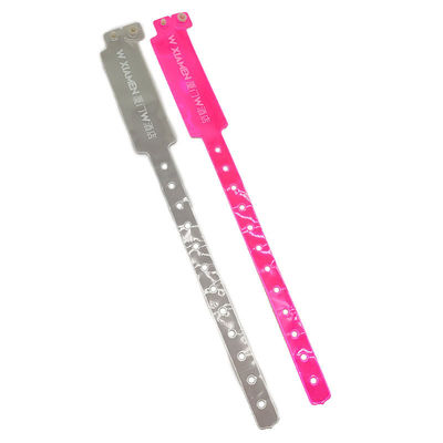250*25mm PVC-armbanden voor eenvoudige identificatie op evenementen en festivals