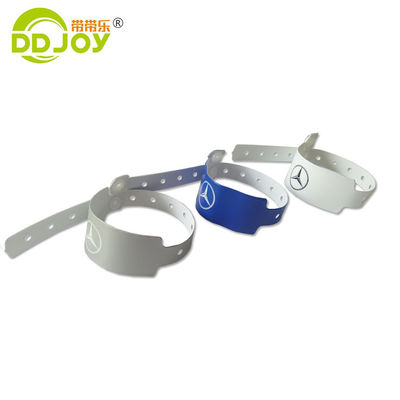 PVC-plastiek polsband voor evenementen Productie waterdicht eenmalig armband