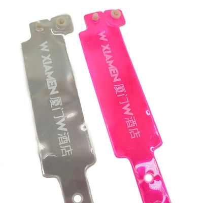 250*25mm PVC-armbanden voor eenvoudige identificatie op evenementen en festivals