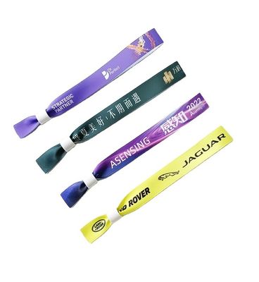 Eenmalige RFID polyesters/band polsband voor festivalfeesten 13.56 MHZ