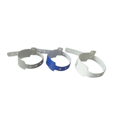 Waterdicht PVC Plastic Vinyl Armband 250*25mm Breed Forme alleen voor Festivaltoegang