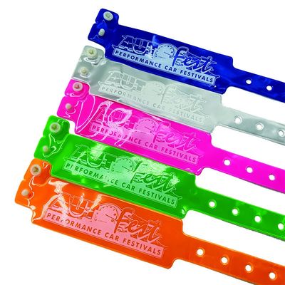 DDJOY Reflectieve Neon Kleur PVC Vinyl ID Wegwerp Armbanden voor Gepersonaliseerde Evenementen