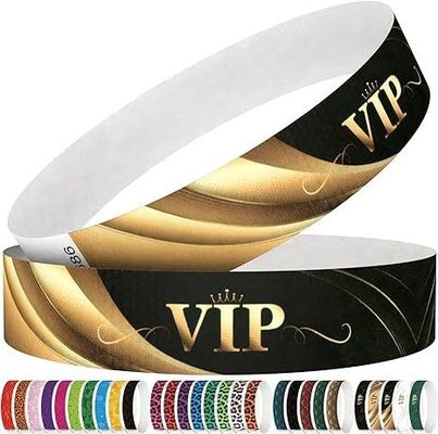 250 Pack 3/4" Leopard Tyvek Armbanden voor teambuilding
