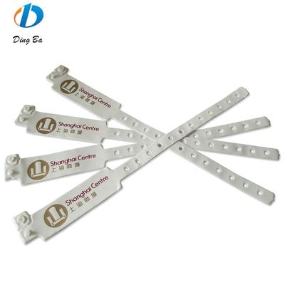 Waterdichte, op maat gedrukte PVC/Vinyl-identificatiearmband voor evenementenidentificatie