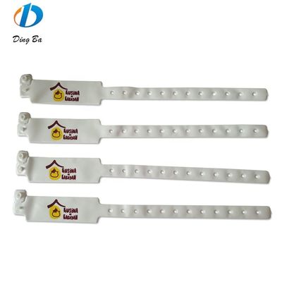 Waterdichte, op maat gedrukte PVC/Vinyl-identificatiearmband voor evenementenidentificatie