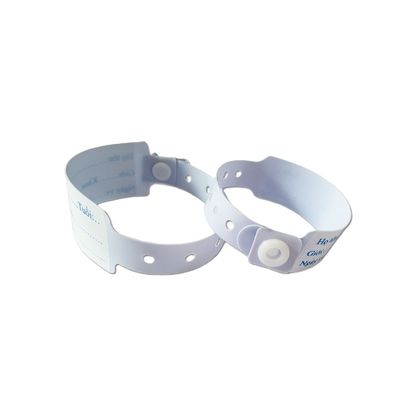 Onmiddelijk ziekenhuis-ID PVC RFID baby polsband voor soepele identificatie van de patiënt