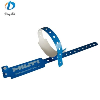 Ticket Identificatie Band Armband Waterdicht Plastic ID Armband voor minder dan 1