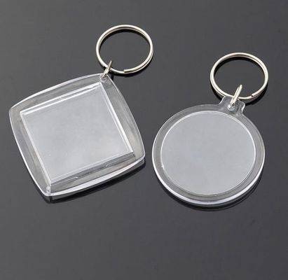 Acryl en metaal sleutelhanger voor studio foto nummer kaart deposito kaart zak hanger 20pcs