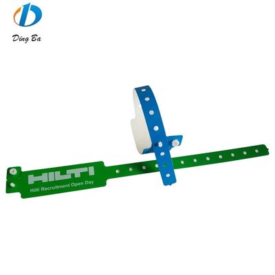 Ticket Identificatie Band Armband Waterdicht Plastic ID Armband voor minder dan 1
