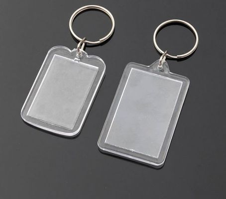 Acryl en metaal sleutelhanger voor studio foto nummer kaart deposito kaart zak hanger 20pcs