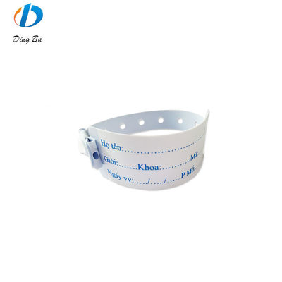 Onmiddelijk ziekenhuis-ID PVC RFID baby polsband voor soepele identificatie van de patiënt