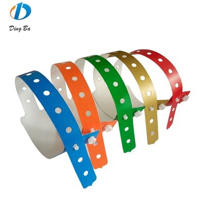 Ticket Identificatie Band Armband Waterdicht Plastic ID Armband voor minder dan 1