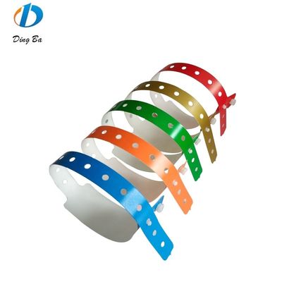 Ticket Identificatie Band Armband Waterdicht Plastic ID Armband voor minder dan 1