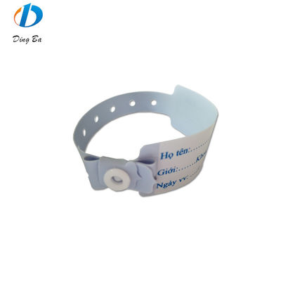 Onmiddelijk ziekenhuis-ID PVC RFID baby polsband voor soepele identificatie van de patiënt