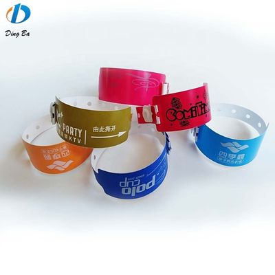 Ticket Identificatie Band Armband Waterdicht Plastic ID Armband voor minder dan 1