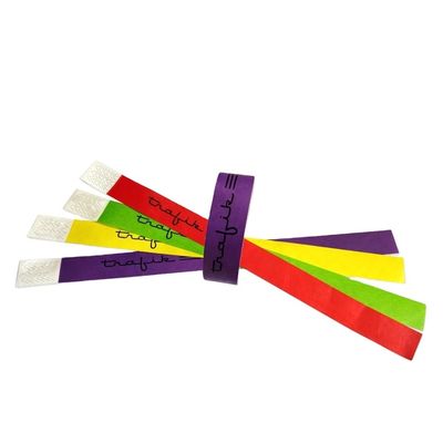 Drukgelegenheid Partijbenodigdheden Traanbestendig Armband Wegwerppapier Armband Tyvek