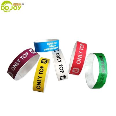 Drukgelegenheid Partijbenodigdheden Traanbestendig Armband Wegwerppapier Armband Tyvek