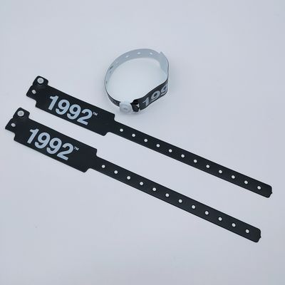 Gepersonaliseerd logo PVC/Vinyl polsband Armbanden voor evenementen Festival 250*25mm/250*16mm
