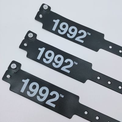 Gepersonaliseerd logo PVC/Vinyl polsband Armbanden voor evenementen Festival 250*25mm/250*16mm