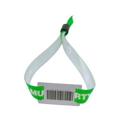 Custom 13.56 MHZ RFID Polyester Armband voor Concertfeest Feestelijke Evenementen