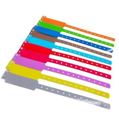 PE Waterdicht Toegangsbewijzen Armband voor evenementen Club Park Custom Printing Logo
