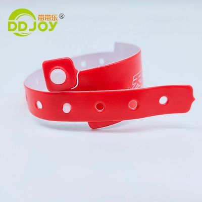 DDjoy Festival Events Printing Custom Vinyl PVC Plastic Armband voor VIP-toegang