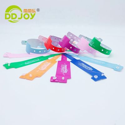 DDjoy Festival Events Printing Custom Vinyl PVC Plastic Armband voor VIP-toegang