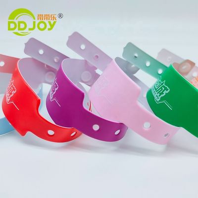 DDjoy Festival Events Printing Custom Vinyl PVC Plastic Armband voor VIP-toegang
