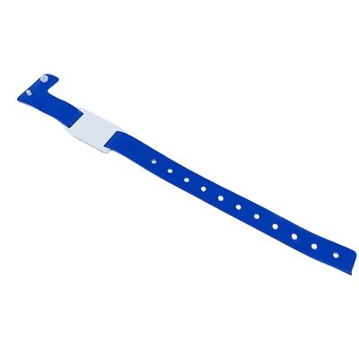Custom logo armbanden L-vorm PVC vinyl materiaal schrijfbaar Smart RFID chip polsband