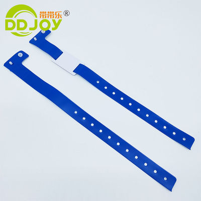 Custom logo armbanden L-vorm PVC vinyl materiaal schrijfbaar Smart RFID chip polsband