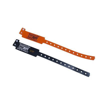 250*25mm/250*19mm PE polsband VIP Toegang tot park/evenementen/festival ISO9001 gecertificeerd