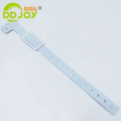 Custom logo armbanden L-vorm PVC vinyl materiaal schrijfbaar Smart RFID chip polsband