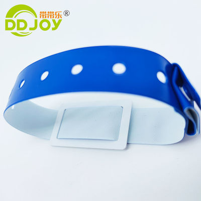 Custom logo armbanden L-vorm PVC vinyl materiaal schrijfbaar Smart RFID chip polsband