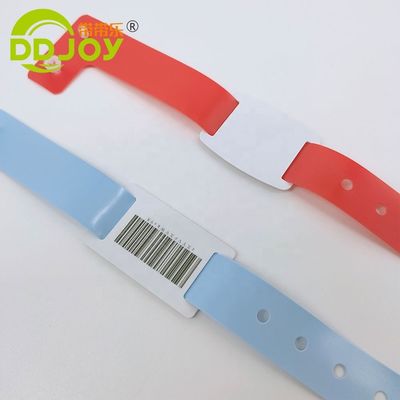 Waterdichte wegwerp L-vorm 13,56MHZ Plastic polsbandjes voor medische gelegenheid partij