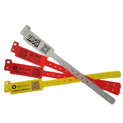 Hotel Resort QR-code polsband nieuwste composiet plastic armband met PE hoofdsteen