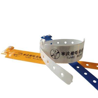 Andere stijl concertkaartje vinyl pvc polsband plastic armband voor hotelklant logo