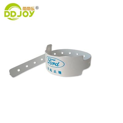 Promotie Activiteit Custom PVC vinyl polsbanden Monochroom Printing voor evenementen Party
