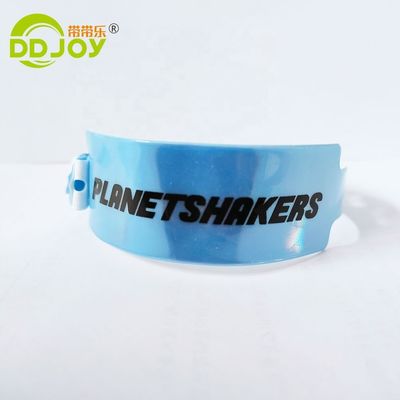Custom logo vinyl armbanden voor pretpark betaalbaar en duurzaam