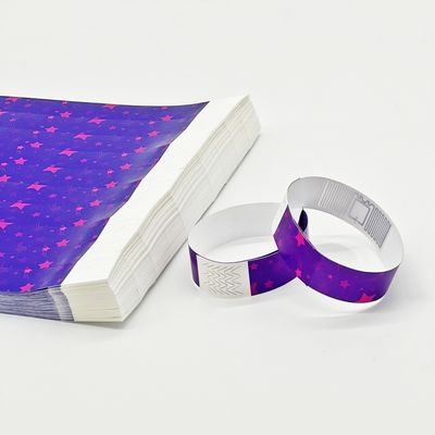 Voorraad voor evenementen Waterdichte papieren armband met NFC-functie en RFID