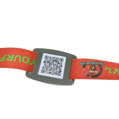 Gepersonaliseerde comfortabele eenmalige polsband voor gepersonaliseerde toegangscontrole