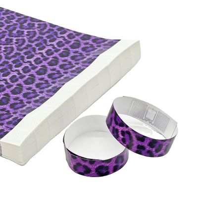 Gepersonaliseerd waterdicht papier Tyvek RFID polsbanden NFC-functie inbegrepen
