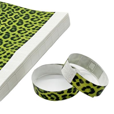 Gepersonaliseerd waterdicht papier Tyvek RFID polsbanden NFC-functie inbegrepen
