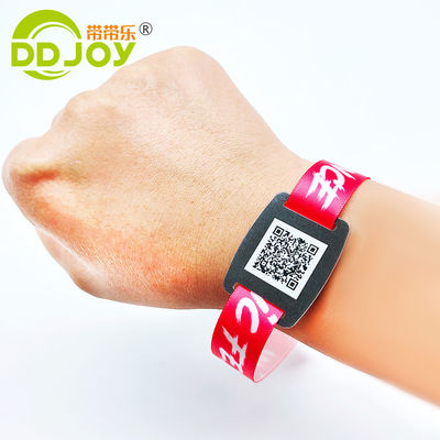 Gepersonaliseerde gele RFID-bandarmbanden voor comfortabele festivalevenementen