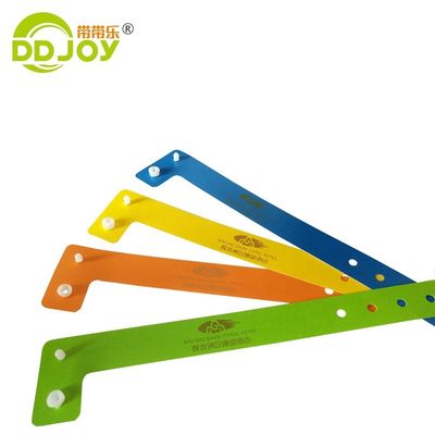 Composite materiaal ID armbanden Custom waterdicht L-vorm PE polsband voor evenementen feest