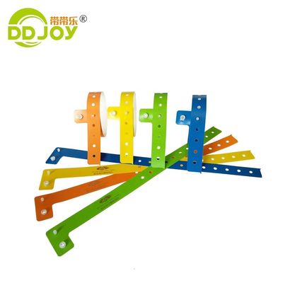 Composite materiaal ID armbanden Custom waterdicht L-vorm PE polsband voor evenementen feest