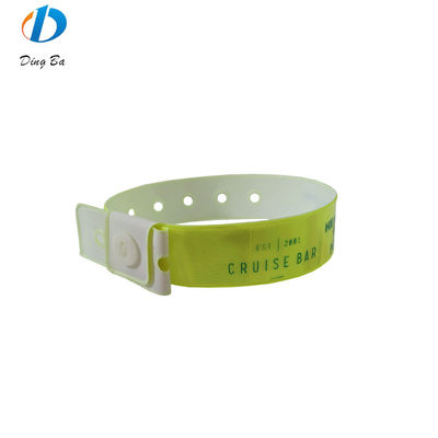 250*25mm/250*16mm Rood Vinyl PVC Armband Armbanden Moet hebben voor VIP Pass Toegang